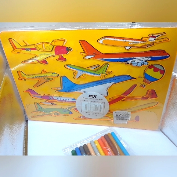 Paper Planes Kit With Book Paper Stickers+ Learn To Draw Plane Stencils New - Picture 6 of 10